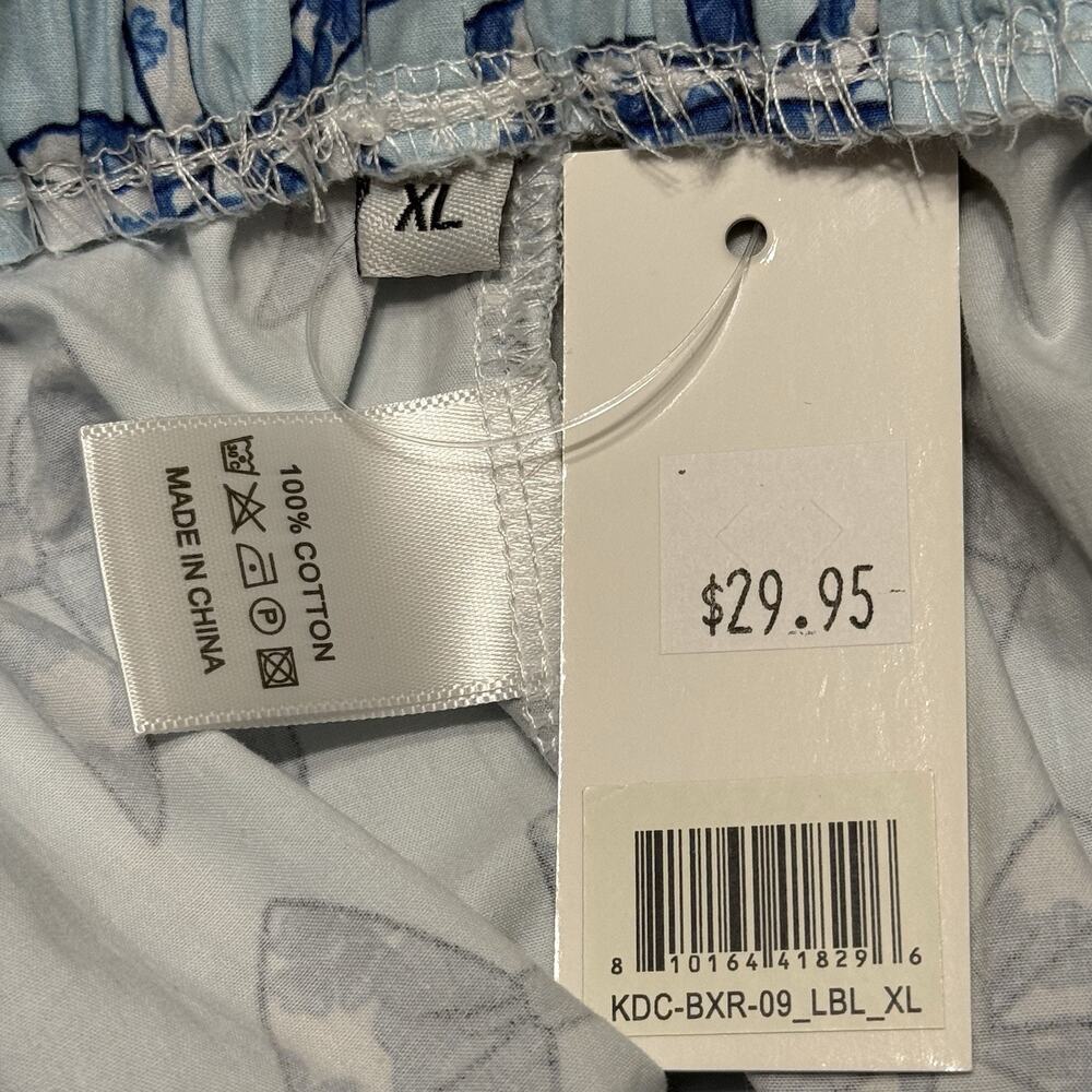 Katydid TOILE COQUETTE BOWS BOXERS Women’s Size XL Light Blue Cotton Shorts NWT - Picture 5 of 7
